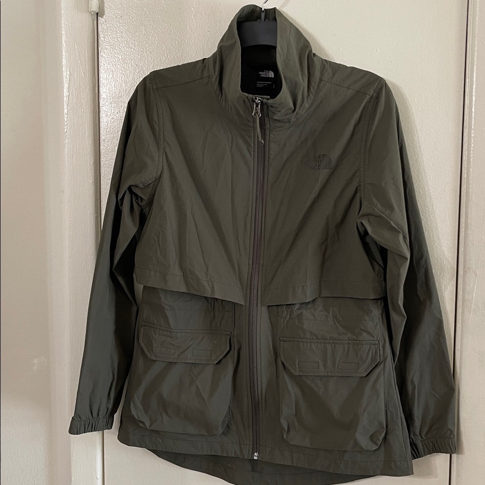 THE NORTH FACE SIGHTSEER II SPRING & AUTUMN JACKET IN OLIVE GREEN WOMENS SIZE XS - Picture 12 of 12
